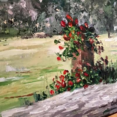 Glenda Cason 27 X 23 Framed Painting