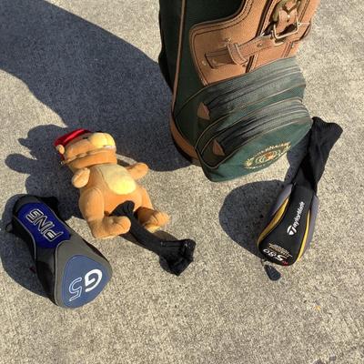 502 Golf Bag w/Clubs and Drivers