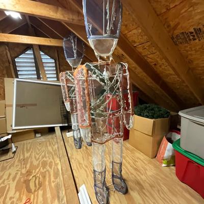 Pair of Six Foot Light Up Toy Soldiers