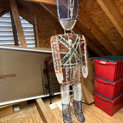 Pair of Six Foot Light Up Toy Soldiers
