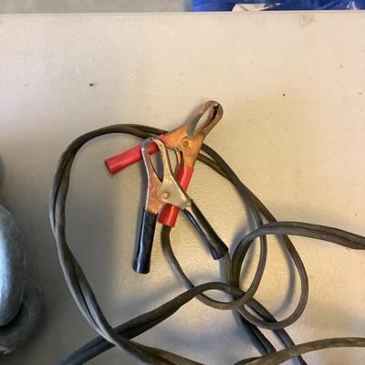 509 Sears 6-12 Amp Battery Charger and Heavy 5ft Chain