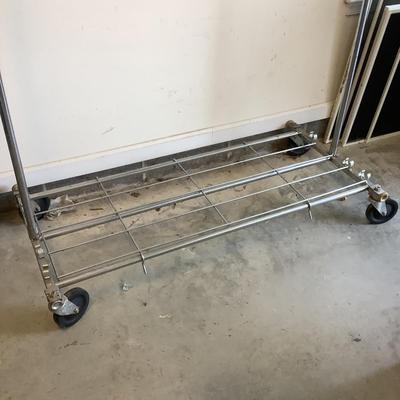 511 Chrome Clothing Rack on Wheels