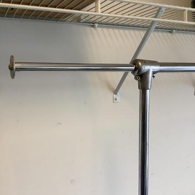 511 Chrome Clothing Rack on Wheels
