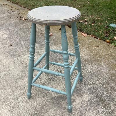 520 Light Blue Stool