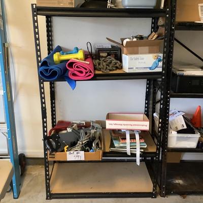 524 Metal 3-Shelves Rack
