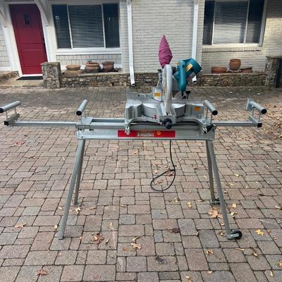 Makita Miter Saw With StableMate Stand W/Extensions