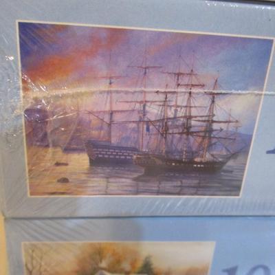 5 Sealed - White Mountain Puzzles & 5 Sealed Bits & Pieces Puzzles Choice 7/8 (See All Pictures)