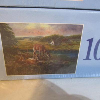 5 Sealed - White Mountain Puzzles & 5 Sealed Bits & Pieces Puzzles Choice 7/8 (See All Pictures)