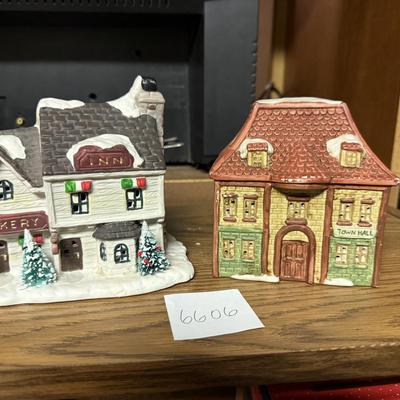 Christmas village 2 homes