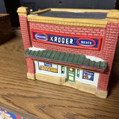 Kroger Christmas village