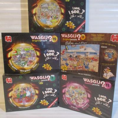 9 Sealed - WASGIJ? Jumbo Puzzles Choice 17/18 (See All Pictures)