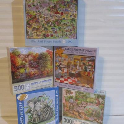 10 Sealed - Bits & Pieces Puzzles Choice 25/25a (See All Pictures)