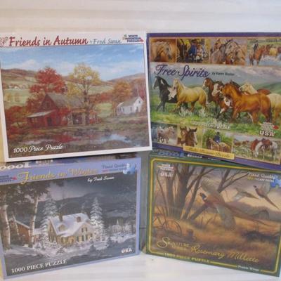 9 Sealed - Puzzles Eurographics White Mountain Choice 26/31 (See All Pictures)