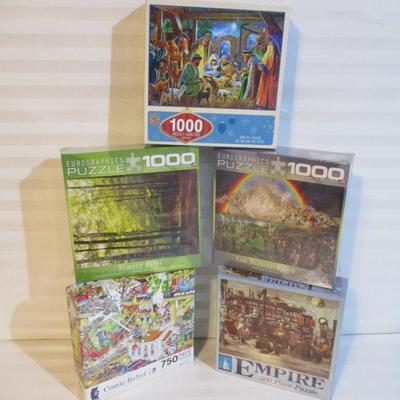 9 Sealed - Puzzles Eurographics White Mountain Choice 26/31 (See All Pictures)