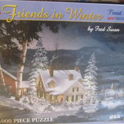 9 Sealed - Puzzles Eurographics White Mountain Choice 26/31 (See All Pictures)