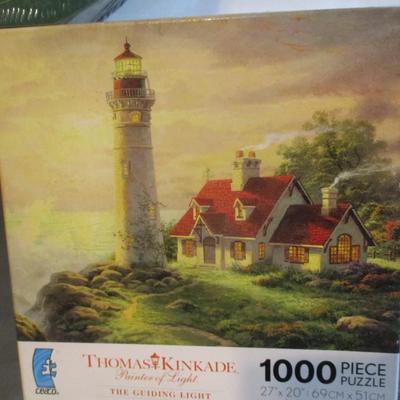 5 Sealed & 1 Used Thomas Kinkade Puzzles Choice 27