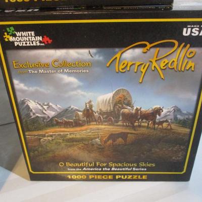 4 Sealed - White Mountain Terry Redlin Puzzles Choice 28