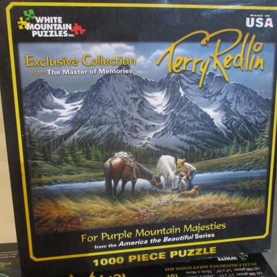 4 Sealed - White Mountain Terry Redlin Puzzles Choice 28