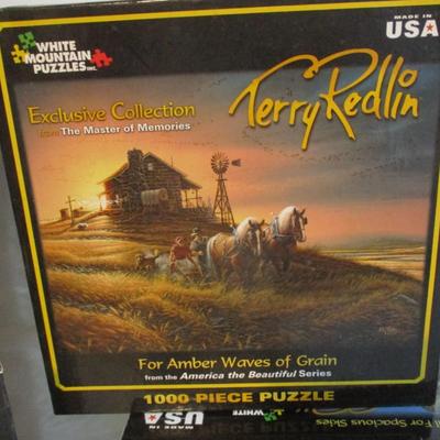 4 Sealed - White Mountain Terry Redlin Puzzles Choice 28