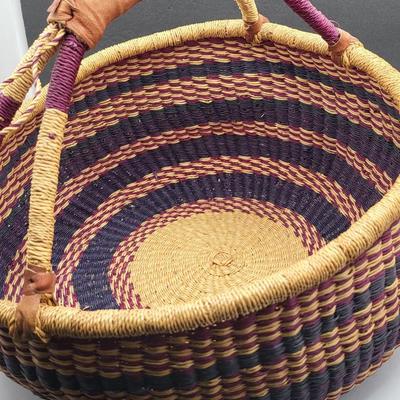 Handcrafted Ghana Weaved Basket