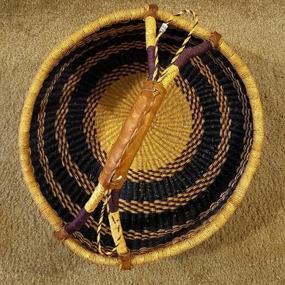 Handcrafted Ghana Weaved Basket