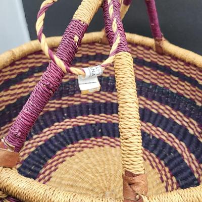 Handcrafted Ghana Weaved Basket