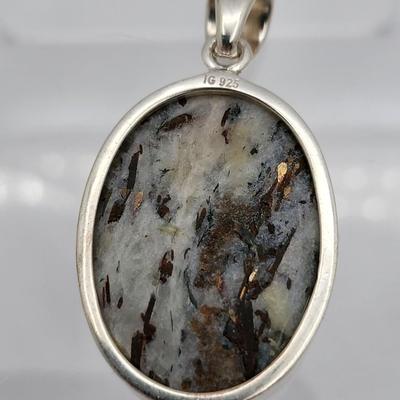 Astrophyllite Ring & Pendant 925 Silver