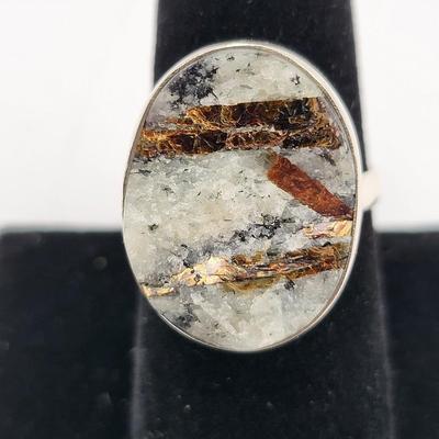 Astrophyllite Ring & Pendant 925 Silver