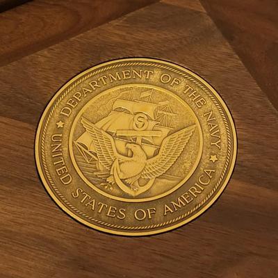 US Navy Wood Flag Box