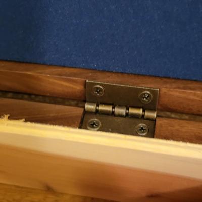 US Navy Wood Flag Box