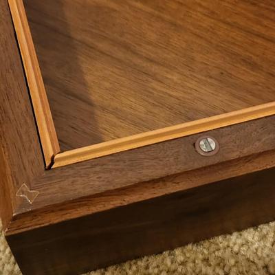 US Navy Wood Flag Box