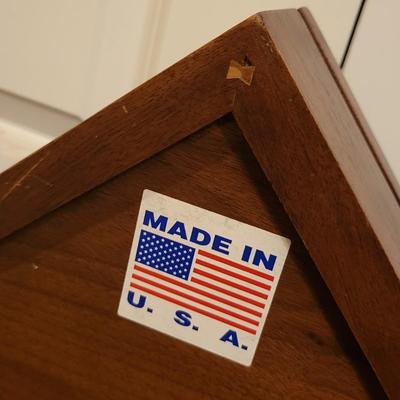 US Navy Wood Flag Box