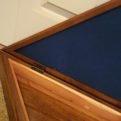 US Navy Wood Flag Box