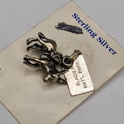 Five Vintage Souvenir Charms, Some Sterling