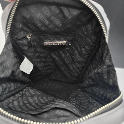 Two Small Grey Nylon Sling Backpacks Kedzie, Steve Madden $88
