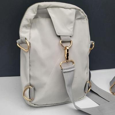 Two Small Grey Nylon Sling Backpacks Kedzie, Steve Madden $88