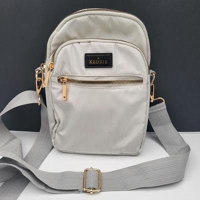 Two Small Grey Nylon Sling Backpacks Kedzie, Steve Madden $88