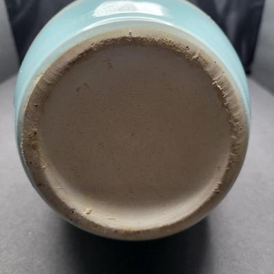 Vintage Chinese Pottery Vase 15" Signed