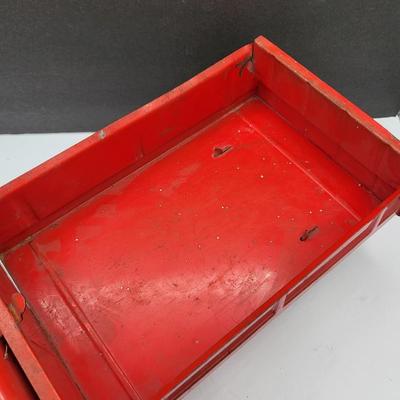 1940's Structo Toys Red Steel Truck