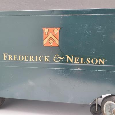 1950's Frederick & Nelson Green Metal Semi Truck (Tonka)