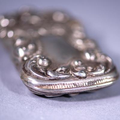 VICTORIAN SILVER PLATE MATCH SAFE