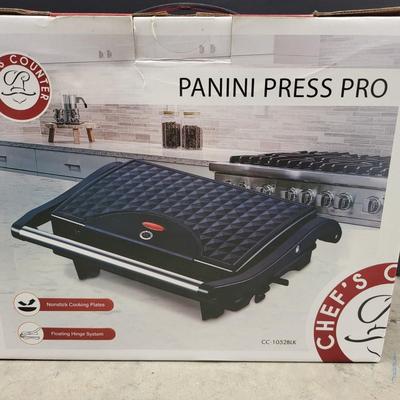 New Chef's Counter Pannini Press Pro