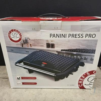 New Chef's Counter Pannini Press Pro