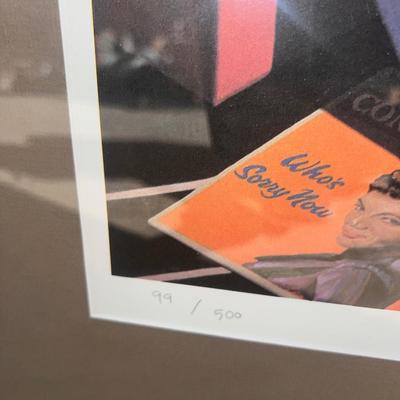 Scott Moore "Just for the Record" Offset Lithography in Colors on Paper, 2000