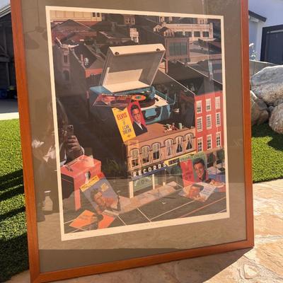 Scott Moore "Just for the Record" Offset Lithography in Colors on Paper, 2000