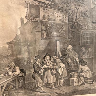 William Hogarth (British, 1697-1764) Complete Set of Four Prints of an Election: 1757 An Election Entertainment