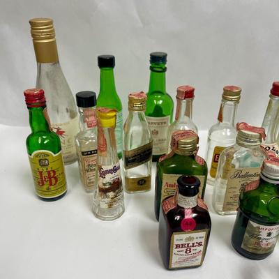 Miniature Empty Bottle collection