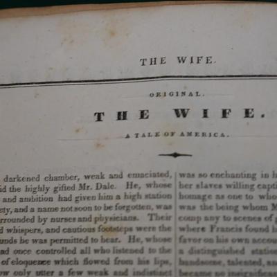LEATHER BOUND LADIES HOME COMPANION BOOK 1835 VOLUMES TWO &THREE