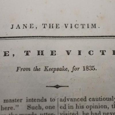 LEATHER BOUND LADIES HOME COMPANION BOOK 1835 VOLUMES TWO &THREE
