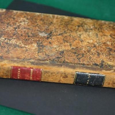 LEATHER BOUND LADIES HOME COMPANION BOOK 1835 VOLUMES TWO &THREE